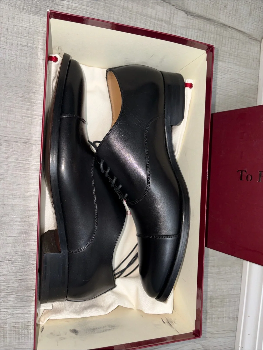 To Boot polished black